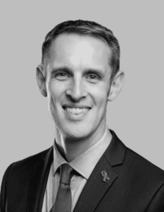 Tim Rogers Black and White Headshot