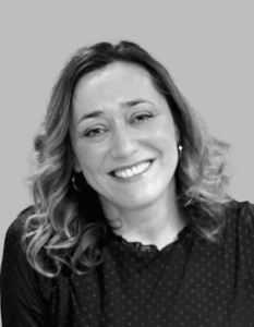 Janine McNab Black and White Headshot