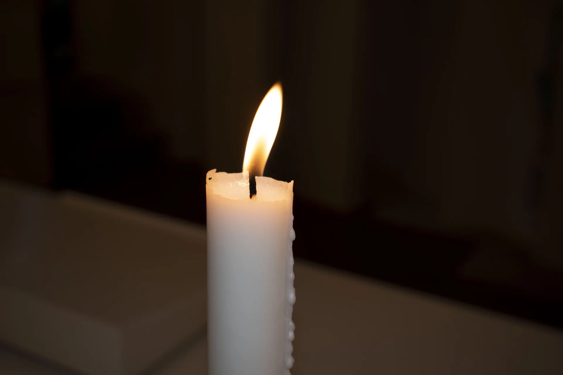 a burning candle