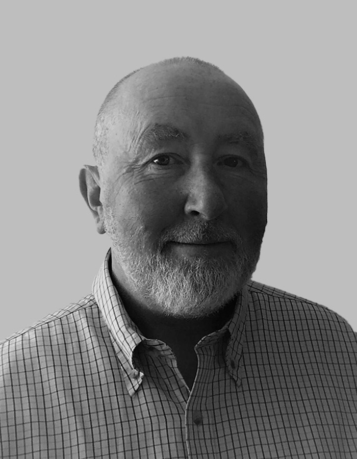 Peter Crascall Black and White Headshot