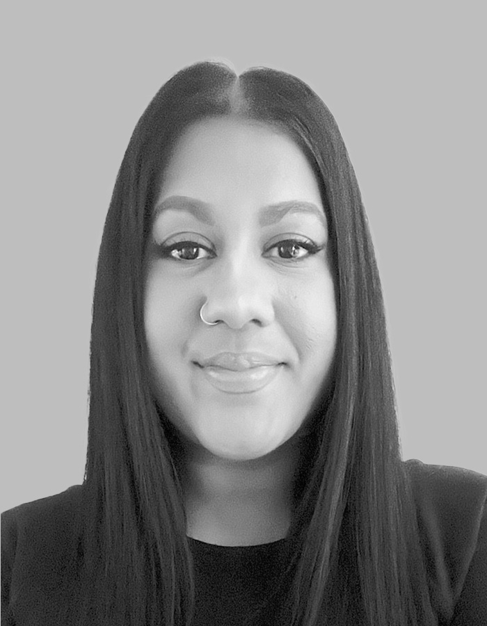 Black and White Headshot Natasha Dhannoo